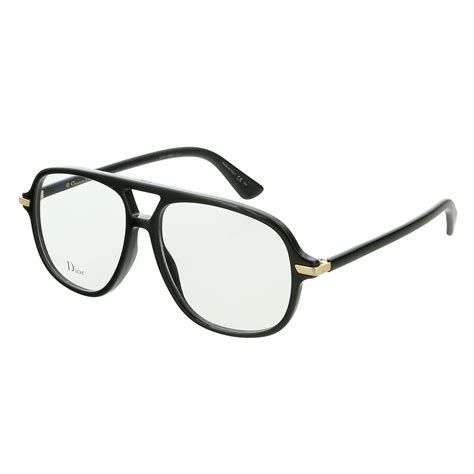 Amazon.com: Dior 38351 807 Black Taffetas 2 Aviator 